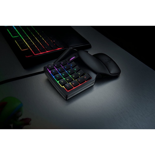 Tartarus V2 Gaming Keypad: Mecha-Membrane Key Switches, 32 Programmable Keys, Customizable Chroma RGB Lighting, Programmable Macros, Classic Black