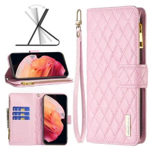 Image 1 of 4.. Samsung Smart View Wallet Case for Galaxy S23 Plus - Pink