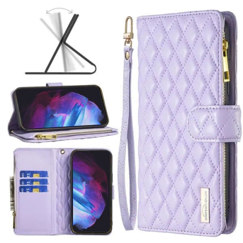 Samsung Smart View Wallet Case for Galaxy S23 Ultra - Purple