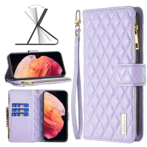Samsung Smart View Wallet Case for Galaxy S23 - Purple