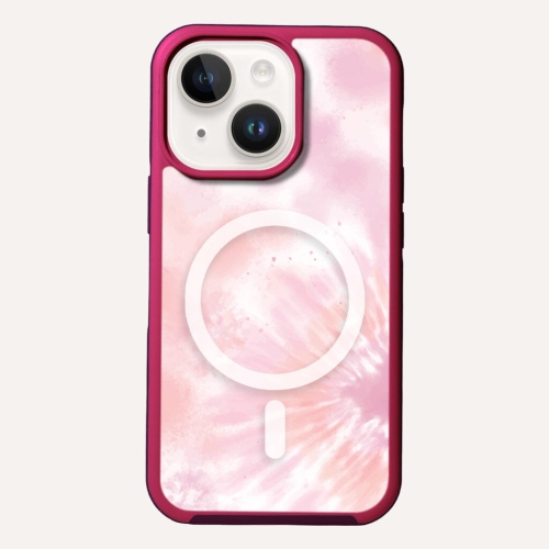 CASECO  Magsafe Iphone 13 Tie Dye Case In Pink
