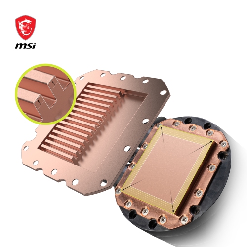 MSI MAG CORELIQUID E360, AIO Liquid CPU Cooler, LGA 1851, 360mm Radiator, Triple 120mm PWM Fans, ARGB