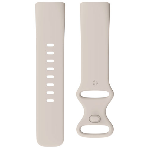 Moniteur activité Charge 6 de Fitbit avec GPS, fréquence cardiaque et sommeil - Argenté/Porcelaine