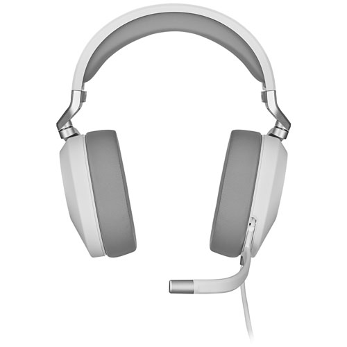 Corsair HS65 Surround Gaming Headset for PC - White