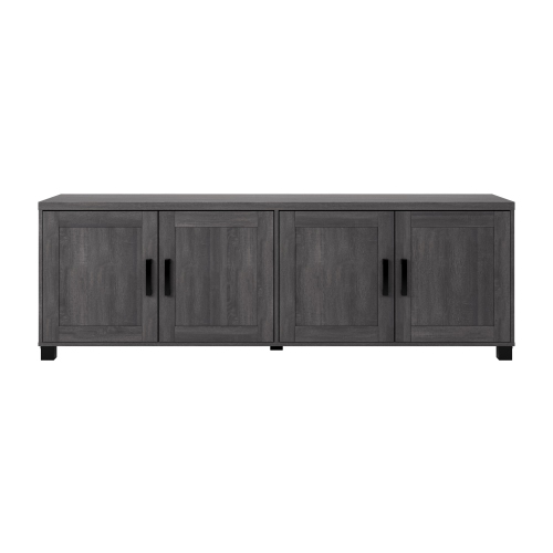 CORLIVING  Tv Stand With Doors, Tvs Up to 85"