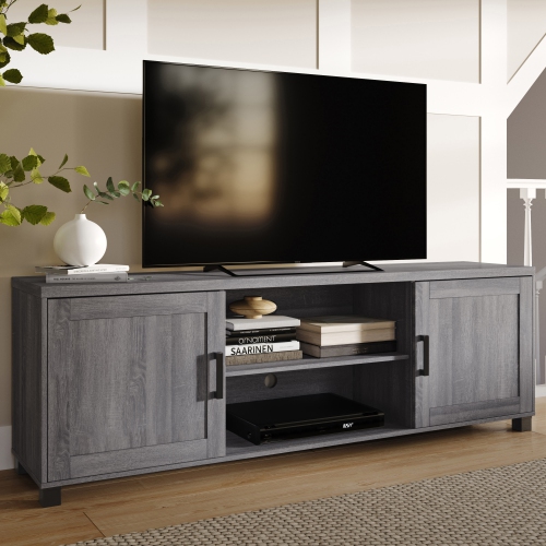 CorLiving TV Stand with Doors, TVs up to 85"