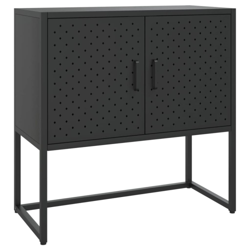 VIDAXL  Sideboard 75X35X75 Cm Steel In Black