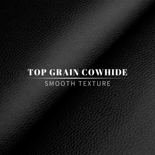 Kinnls Jones Fully Reclining Office Chair Ventilation, Heating Massage Chair with Footrest Genuine Leather with Solid Wood High Back Executive Office