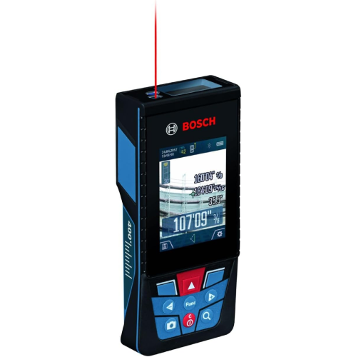 Bosch GLM400C Blaze Outdoor 400ft Bluetooth Connected Laser Measure with Camera and AA Batteries