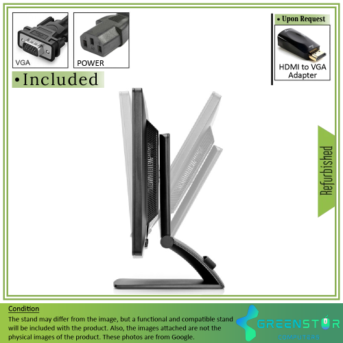 HP EliteDisplay 23" 1080p HD IPS LCD Monitor (E231i) by HP - Refurbished condition - Image 2