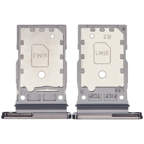 ESOURCE PARTS  Replacement Dual Sim Card Tray Compatible With Samsung Galaxy Z Fold 4 (F936) (Phantom Black)