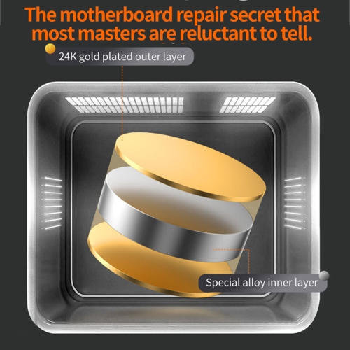 Feuille de remplacement plaquée or 24K ct résistant à l'explosion pour iAtlas 1 mois (Qianli)