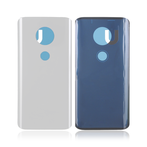 Replacement Back Cover Compatible With Motorola Moto G7 (White) (Genuine OEM)