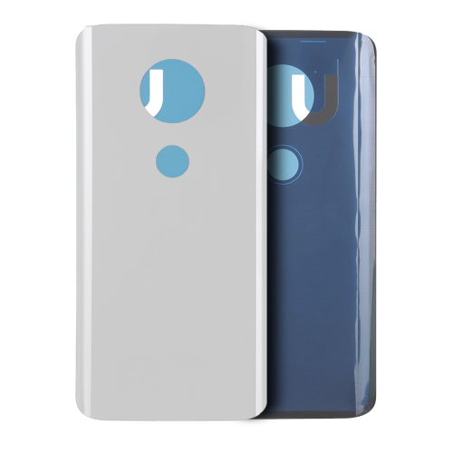 Replacement Back Cover Compatible With Motorola Moto G7 (White) (Genuine OEM)
