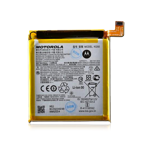 ESOURCE PARTS  Replacement Battery (Kg50) Compatible With Motorola Moto One Hyper (Xt2027-1 / 2020) (Authorized Oem)