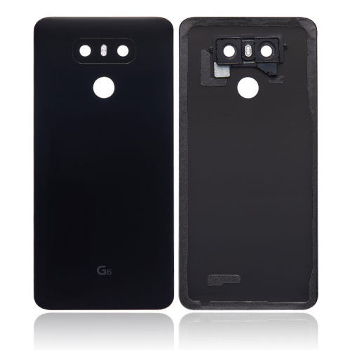 Replacement Back Cover With Adhesive Pre-Installed Compatible With LG G6 - Astro Black