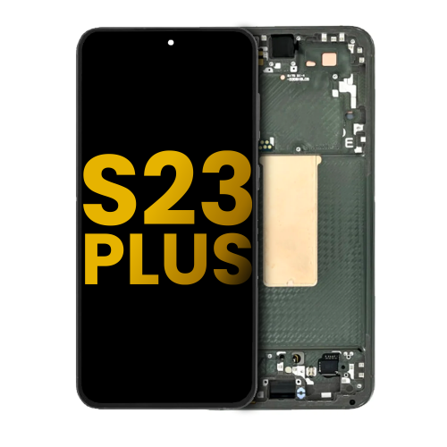 OLED Assembly With Frame Compatible With Samsung Galaxy S23 Plus (US & International) (Green) by ESOURCE PARTS - Refurbished condition - Image 2