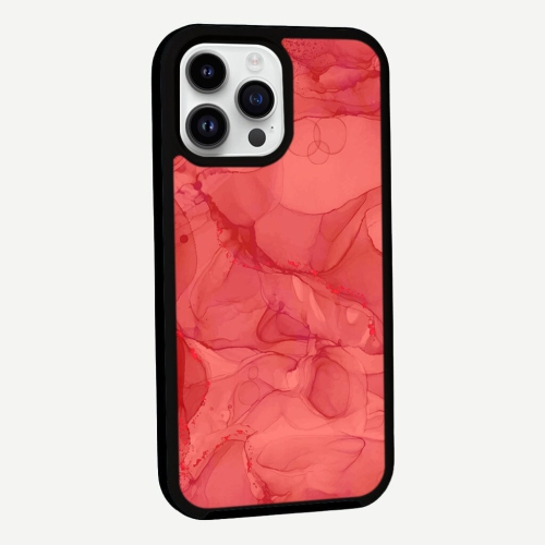 MagSafe iPhone 14 Pro Red Marble Case