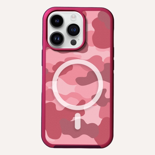 CASECO  Magsafe Iphone 13 Pro Max Camo Case In Pink