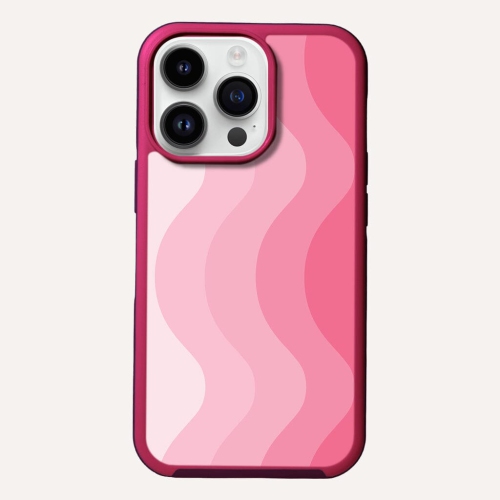 MagSafe iPhone 13 Pro Max Pink Wave Case