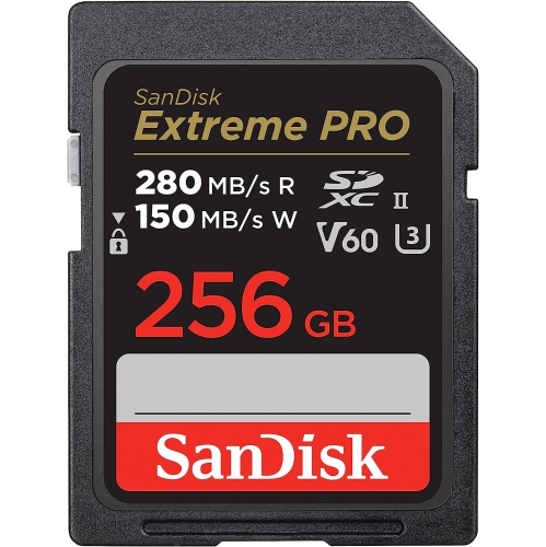 SanDisk Extreme PRO 256GB SDXC UHS-II SD Card SDSDXEP-256G