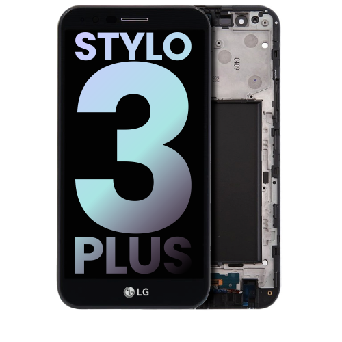 Replacement LCD Assembly With Frame Compatible With LG Stylo 3 Plus (Genuine OEM) (Black)