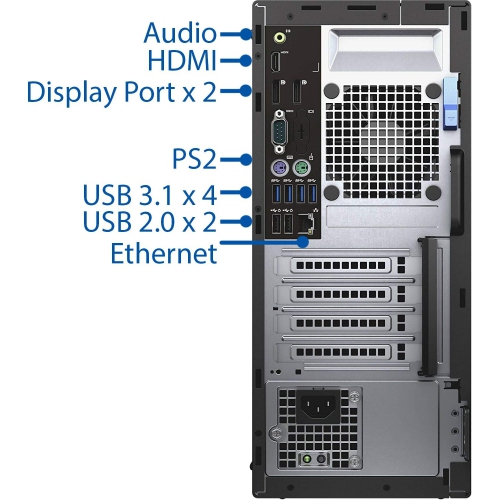 Refurbished Dell OptiPlex 7040, SFF Intel HD Graphics 530,i7-6700, 16GB, 256GB PCIe, 2 Years Warranty, 100142-20157