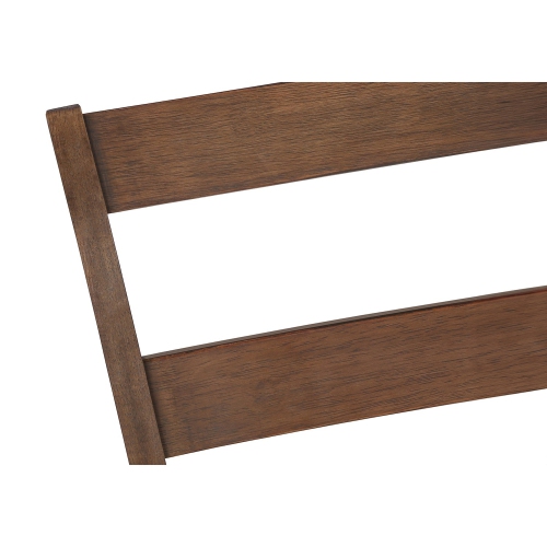 Monarch Specialties I 1313 - Dining Chair, Set Of 2, Side, Upholstered, Kitchen, Dining Room, Brown Fabric, Walnut Wood Legs, Transitional