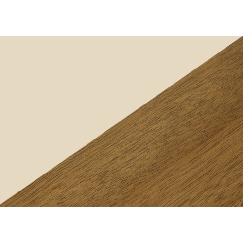 Monarch Specialties I 1325 - Dining Chair, Set Of 2, Side, Kitchen, Dining Room, Oak And Cream, Wood Legs, Transitional