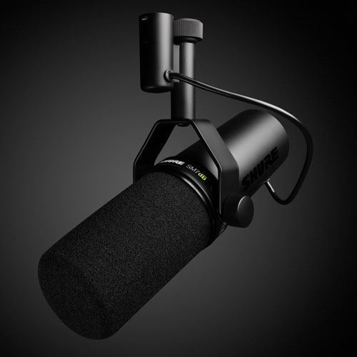 Shure SM7dB Cardioid Vocal Dynamic XLR Microphone