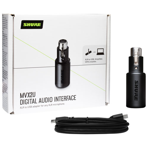 Shure XLR to USB Digital Audio Interface (MVX2U)