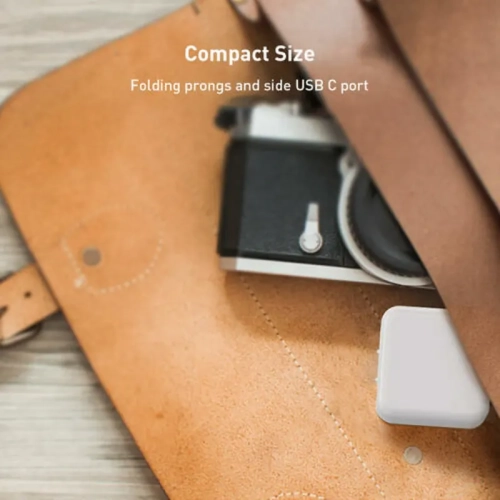 35W Dual Port USB-C Fast Charger block - PD 3.0 35W Foldable Power Adapter for Fast Charging - Cell Phone Wall Charger