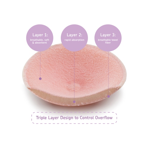 Little Martin's Washable Nursing Pads - 4 Counts