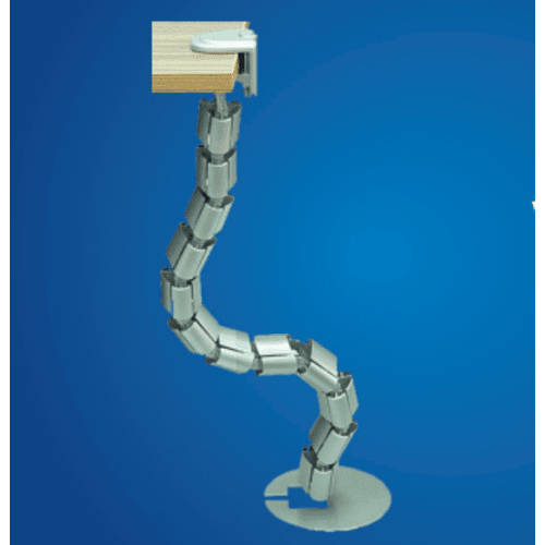 INVECO Vertebrae™ Desk Clamp Mount Flexible Cable Management System