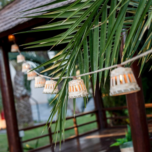 Newgarden Aurora Decorative LED Garland, 26ft, Solar & Rechargeable Battery