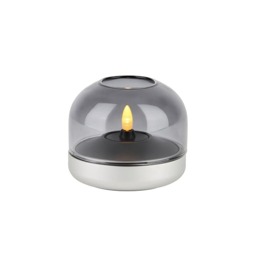 KOODUU  Glow 08 Flameless Led Candle, 100 Hours' Autonomy, Frosted In Silver