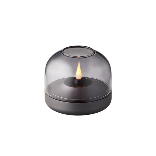 kooduu Glow 08 Flameless LED Candle, 100 hours' autonomy, Frosted Silver