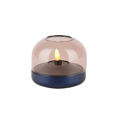 kooduu Glow 08 Flameless LED Candle, 100 hours' autonomy, Moody Blue