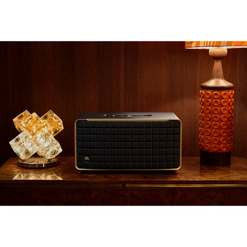 JBL Authentics 500 Wireless Multi-Room Speaker with Voice Control Built-In - Black