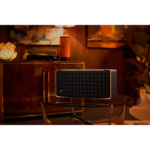 JBL Authentics 500 Wireless Multi-Room Speaker with Voice Control Built-In - Black