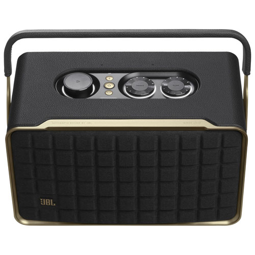 JBL Authentics 300 Wireless Multi-Room Speaker with Voice Control Built-In - Black