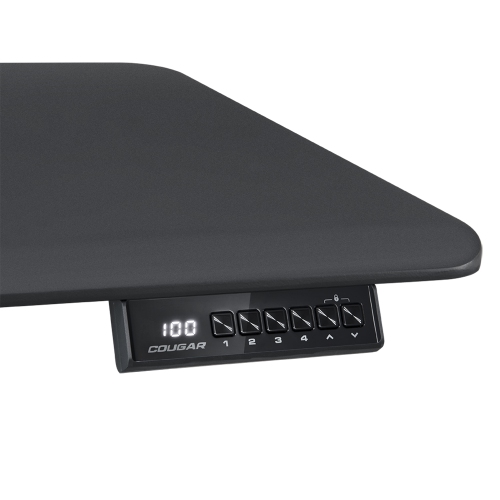 Cougar ROYAL MOSSA 120 47.2" Electric Adjustable Standing Desk with Anti-Scratch Frosted Surface, Cable Grommet, LCD Height Display Controller,