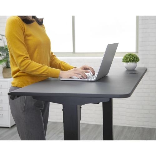 Cougar ROYAL MOSSA 120 47.2" Electric Adjustable Standing Desk with Anti-Scratch Frosted Surface, Cable Grommet, LCD Height Display Controller,