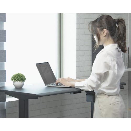 Cougar ROYAL MOSSA 120 47.2" Electric Adjustable Standing Desk with Anti-Scratch Frosted Surface, Cable Grommet, LCD Height Display Controller,