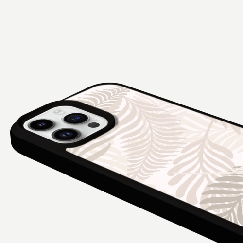 MagSafe iPhone 13 Pro White Leaf Case