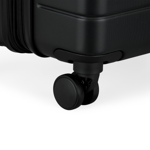 Bugatti Munich 3 Piece Hardside Luggage Set - Black