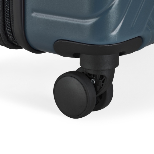 Valise rigide moyenne Berlin de Bugatti avec extension - Bleu