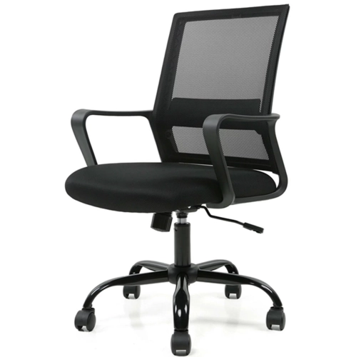 MOUSTACHE  Ergonomic Office Chair, Computer Desk Chair With Armrest And Height Adjustable, Mid Back Mesh Task Chair