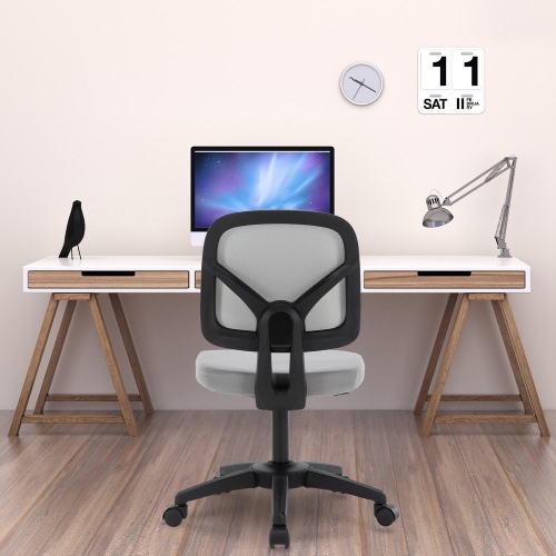 Ergonomic Home Office Chair up to 250lbs ,Computer Chair Desk Chair Height Adjustable Task Chair with 360-Degree Swivel Casters