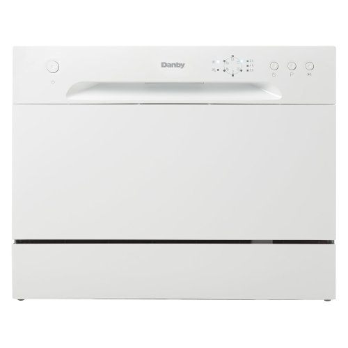 Danby DDW621WDB Countertop Dishwasher with 6 Place Settings, 6 Wash Cycles and Silverware Basket, Energy Star-Rated with Low Water Consumption and